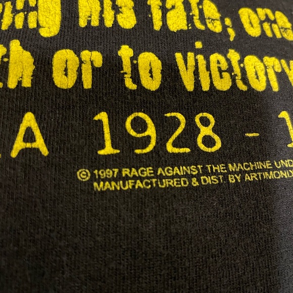 Rare Vintage 1997 Rage Against The Machine Che Guevara Band Tee - Picture 6 of 6